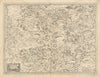 Lorraine vers le Midy. Meurthe-et-Moselle & Vosges. Janssonius c1631 old map