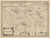 Loudunois. Loudon. Vienne, Indre-et-Loire & Maine-et-Loire. Hondius 1627 map