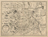 La Principauté d'Orange et Comtat de Venaissin. Vaucluse by Hondius 1627 map