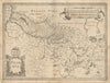 Picardia. Picardy. Somme department & adjacent areas by Janssonius c1631 map