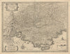 Provincia - La Provence. Provence-Alpes-Côte d’Azur by Janssonius c1631 map