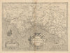 Regni Valentiae Typus. The Kingdom of Valencia by Hondius / Mercator c1606 map