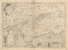 Andaluziae Nova Descript. Andalusia / Andalucia by Hondius / Mercator c1606 map