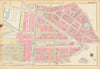 Boston #6 West End, North Station/North End. Bullfinch Triangle BROMLEY 1928 map