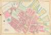 Boston #7 North End west. Waterfront & wharves. Copps Hill. BROMLEY 1928 map