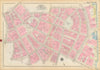 Boston #10 Downtown/Finance District/Waterfront. Post Office Sq BROMLEY 1928 map