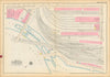Boston #13 South Bay rail yard/Interchange. Fort Point Channel. BROMLEY 1928 map