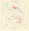 Tanganyika Territory Game Reserves & Distribution. Tanzania 1948 old map