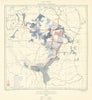 Tanganyika Territory Cattle Densities. Tanzania. Dept of Lands & Mines 1948 map