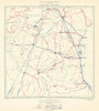 Tanganyika Territory Air, Road & Rail Communications. Tanzania 1948 old map