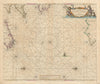 Pas caert van ’t in komen van de Canael… English Channel by H. Doncker 1661 map