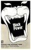 Black Power. Retaliation to Crime: Revolutionary Violence. Cuban poster c1968