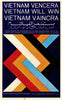 Vietnam Vencera—Vietnam Will Win. Anti-US Cuban propaganda poster. OSPAAAL 1968