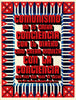 Comunismo no es crear conciencia con el dinero… COR Cuban propaganda poster 1968