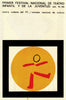 Festival Nacional de Teatro Infantil y de la Juventud. Cuban theatre poster 1966