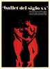 Ballet del Siglo XX—Teatro García Lorca. 20th Century ballet. Cuban poster 1968
