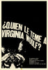 Who's Afraid of / ¿Quién le teme a Virginia Woolf? Cuban theatre poster 1967
