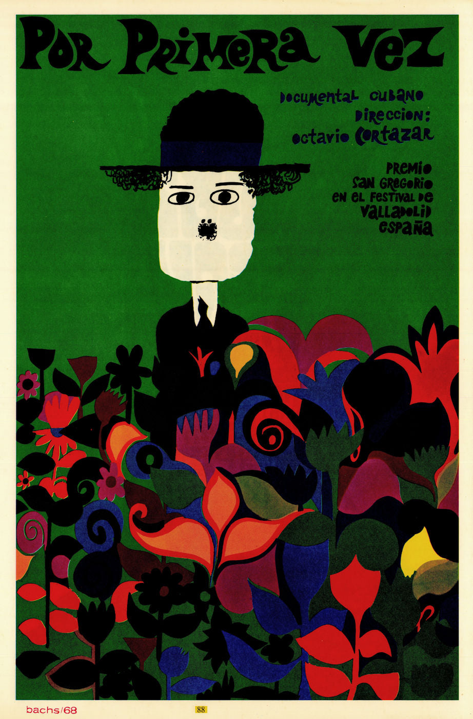 Por primera vez—Documental cubano. For the First Time. ICAIC film poster 1968
