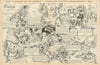 L'Europe en ce moment—Fantaisie Politico-Géographique. French satirical map 1872