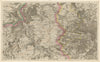 Eure-et-Loir—Yvelines. Dreux, Vernouillet, Houdan & Montfort-l'Amaury 1856 map