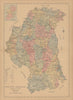 County Armagh—Ulster—Ireland—parishes & baronies—L. J. Richards 1901 old map