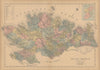 County Donegal—Ulster—Ireland—parishes & baronies—L. J. Richards 1901 old map