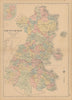 County Dublin—Leinster—Ireland—parishes & baronies—L. J. Richards 1901 old map