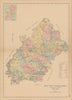 County Longford—Leinster—Ireland—parishes & baronies—L. J. Richards 1901 map