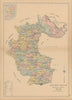 County Louth—Leinster—Ireland—parishes & baronies—L. J. Richards 1901 old map
