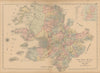 County Mayo—Connaught—Ireland—parishes & baronies—L. J. Richards 1901 old map