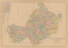 County Westmeath—Leinster—Ireland—parishes & baronies—L. J. Richards 1901 map