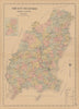 County Wexford—Leinster—Ireland—parishes & baronies—L. J. Richards 1901 map