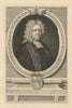 Johannes Harris. John Harris, author of History of Kent, by Russel 1719 print