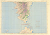 Ajaccio—Corsica—Sardinia—Costa Smeralda—Sheet K.32/8—GSGS #3982—WW2 air map 1942