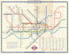 London Underground quad royal poster map. Heathrow extension u/c. GARBUTT 1971