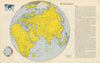 World Island—Persuasive map—World War 2—Richard Edes Harrison—Fortune 1944