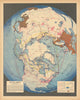 Arctic Arena—Persuasive map—World War 2—Richard Edes Harrison—Fortune—July 1942