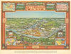 Pittsburg in 1889—Bird's eye city view—Ezra Styles—Union Trust Company 1939 map