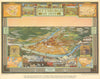 Pittsburg in 1839—Bird's eye city view—Ezra Styles—Union Trust Company 1939 map