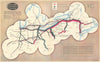 New York Central System—Freight traffic & network—Antonio Petruccelli 1939 map