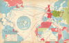 The Big Network—How Communications reach the US—Richard Edes Harrison 1939 map