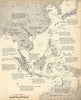 Pre-Pearl Harbor Western Pacific naval strategic threat appraisal map—April 1941