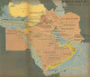 Middle East Oil: The American View—Fortune Magazine—Harold Ickes—June 1944 map