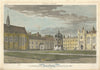 Trinity College by Robert Burford from The Cambridge University Almanack 1818