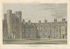 St. John's College by John Burford from The Cambridge University Almanack 1819