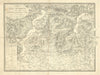 Nuova Carta Topografica dei tre Laghi Maggiore… Lugano e Como—Ostinelli 1824 map