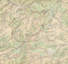 Der Nürburgring—Sonderkarte—Special motorsport circuit relief map 1969 old