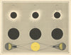 Eclipses of the Sun by W. & A.K. Johnston. Astronomy Celestial 1885 old map