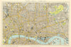 Central London N.E. City Clerkenwell Islington Hackney. STANFORD 1901 old map
