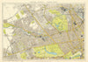 Central London N.W. Camden Marylebone Mayfair Notting Hill. STANFORD 1901 map